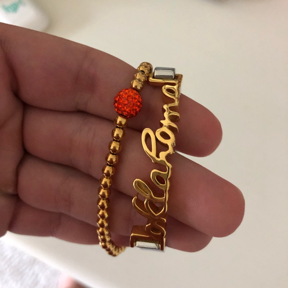 Rustic Cuff “Oklahoma” and OSU Themed bracelets